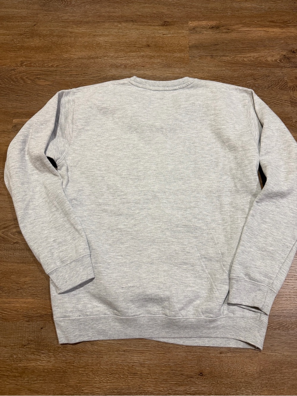 New York Popular Boston Crewneck Sweatshirt Women’s Large Gray Fleece Pullover - Picture 5 of 5